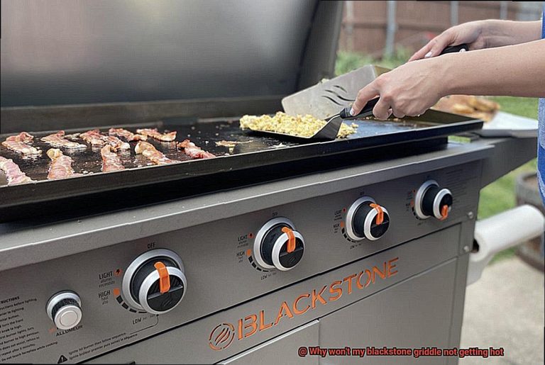 Why won’t my blackstone griddle not getting hot? Pastime Bar And Grill