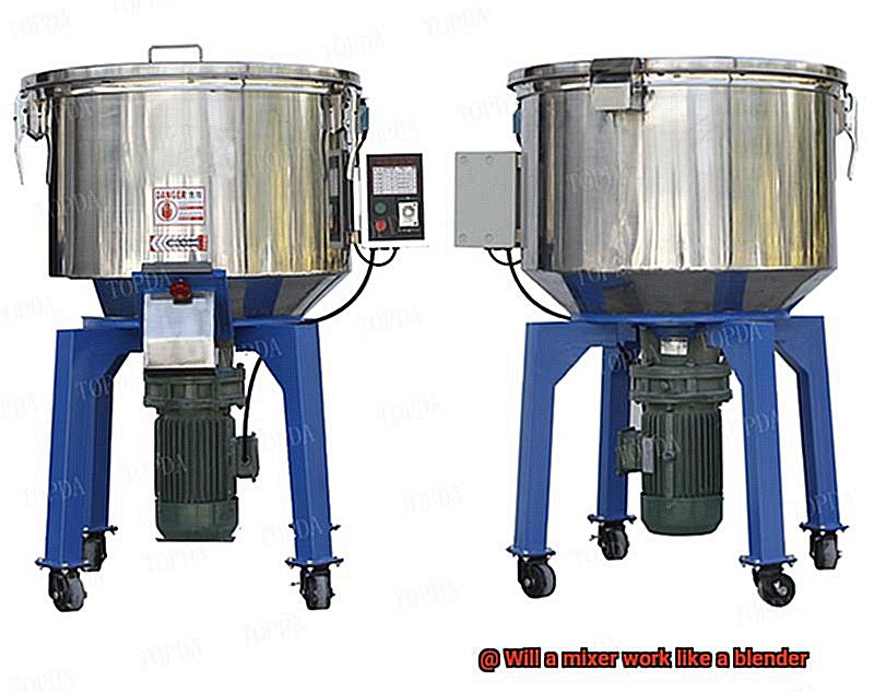 Will a mixer work like a blender-3