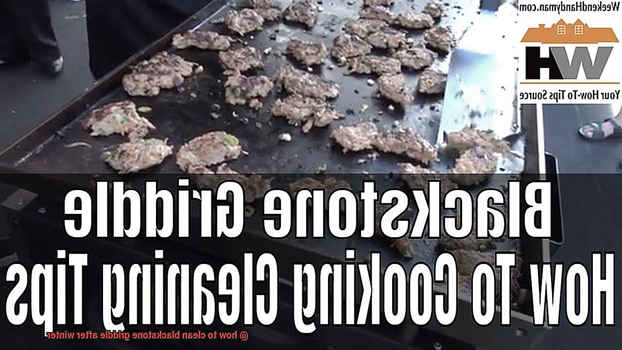 how to clean blackstone griddle after winter-6
