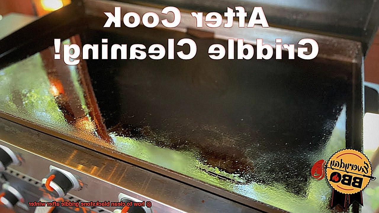 how to clean blackstone griddle after winter-3