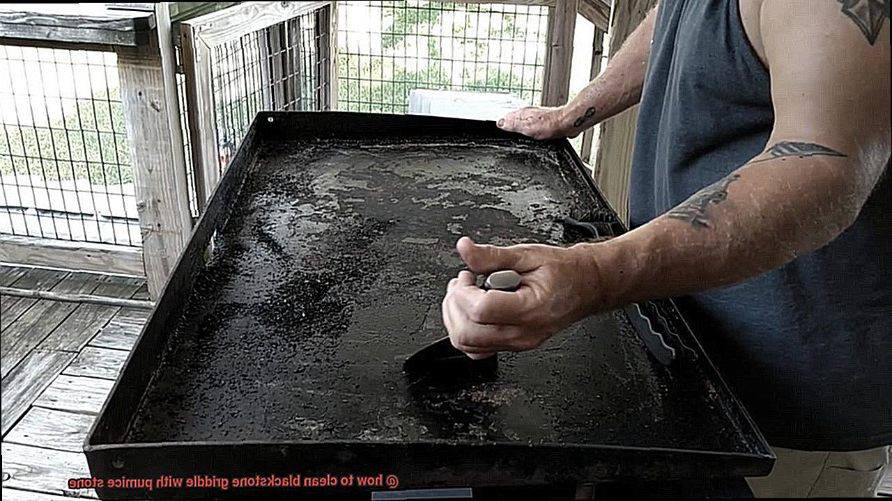 how to clean blackstone griddle with pumice stone-2