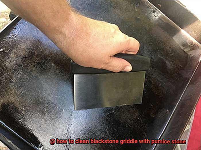 how to clean blackstone griddle with pumice stone-3