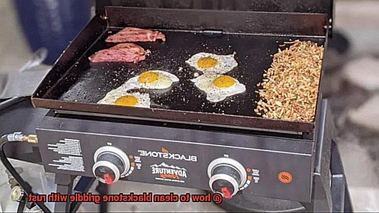 how to clean blackstone griddle with rust-4
