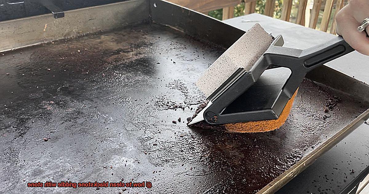 how to clean blackstone griddle with stone-6
