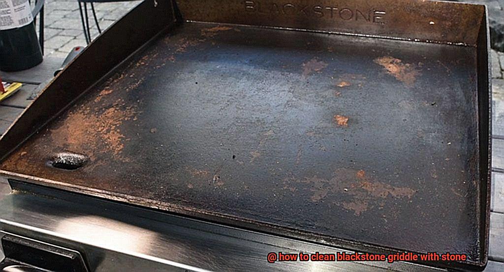 how to clean blackstone griddle with stone-3