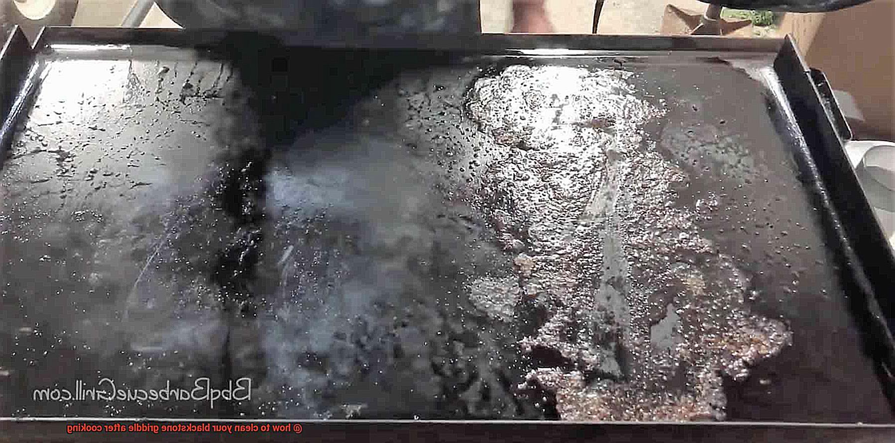 how to clean your blackstone griddle after cooking-5