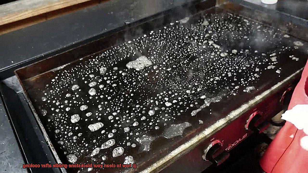 how to clean your blackstone griddle after cooking-6