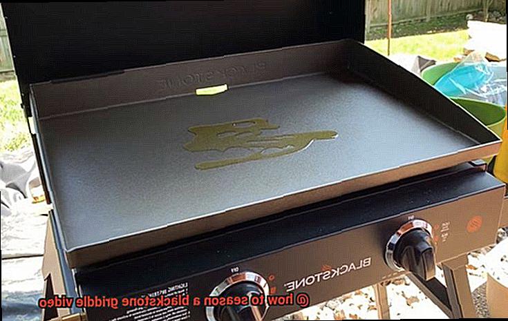 how to season a blackstone griddle video-6
