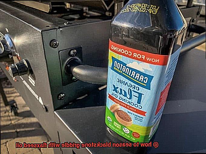 how to season blackstone griddle with flaxseed oil-6