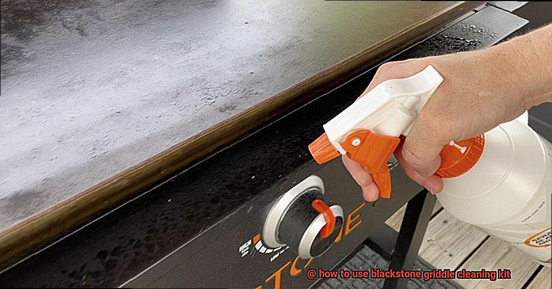 how to use blackstone griddle cleaning kit-3
