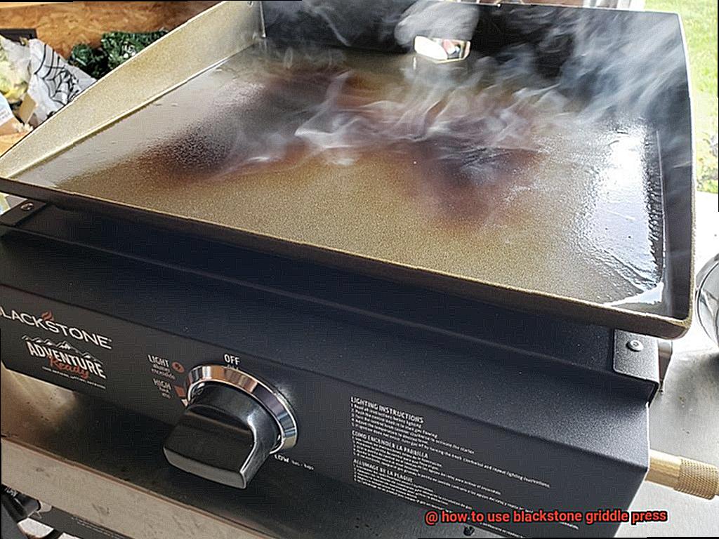 how to use blackstone griddle press-3