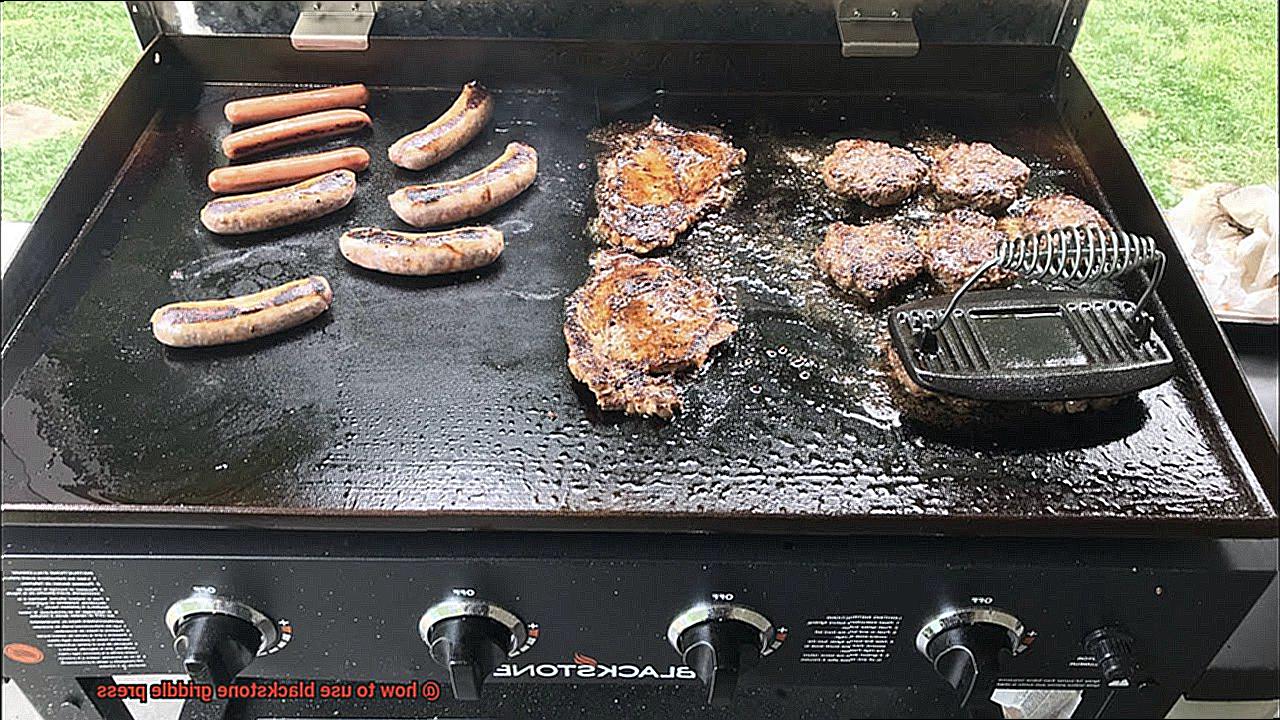 how to use blackstone griddle press-7