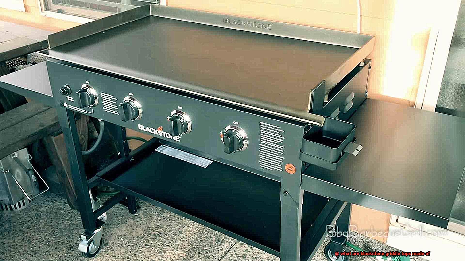 what are blackstone griddle tops made of-3