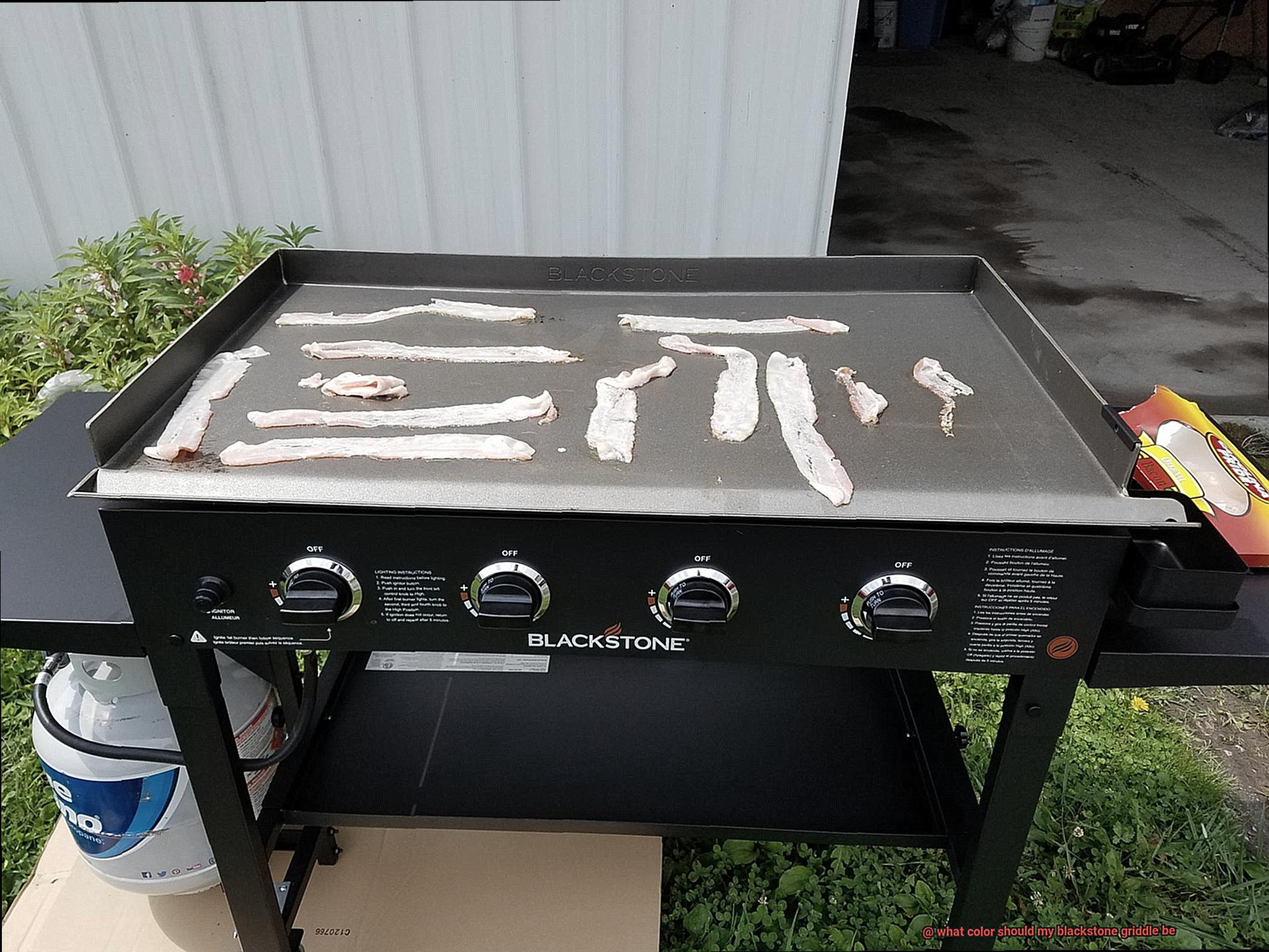 what color should my blackstone griddle be? Pastime Bar And Grill