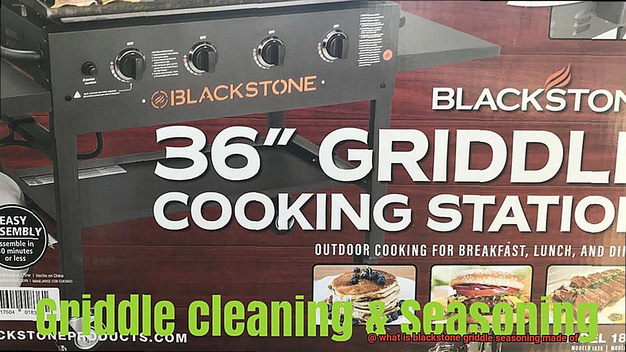 what is blackstone griddle seasoning made of? Pastime Bar And Grill