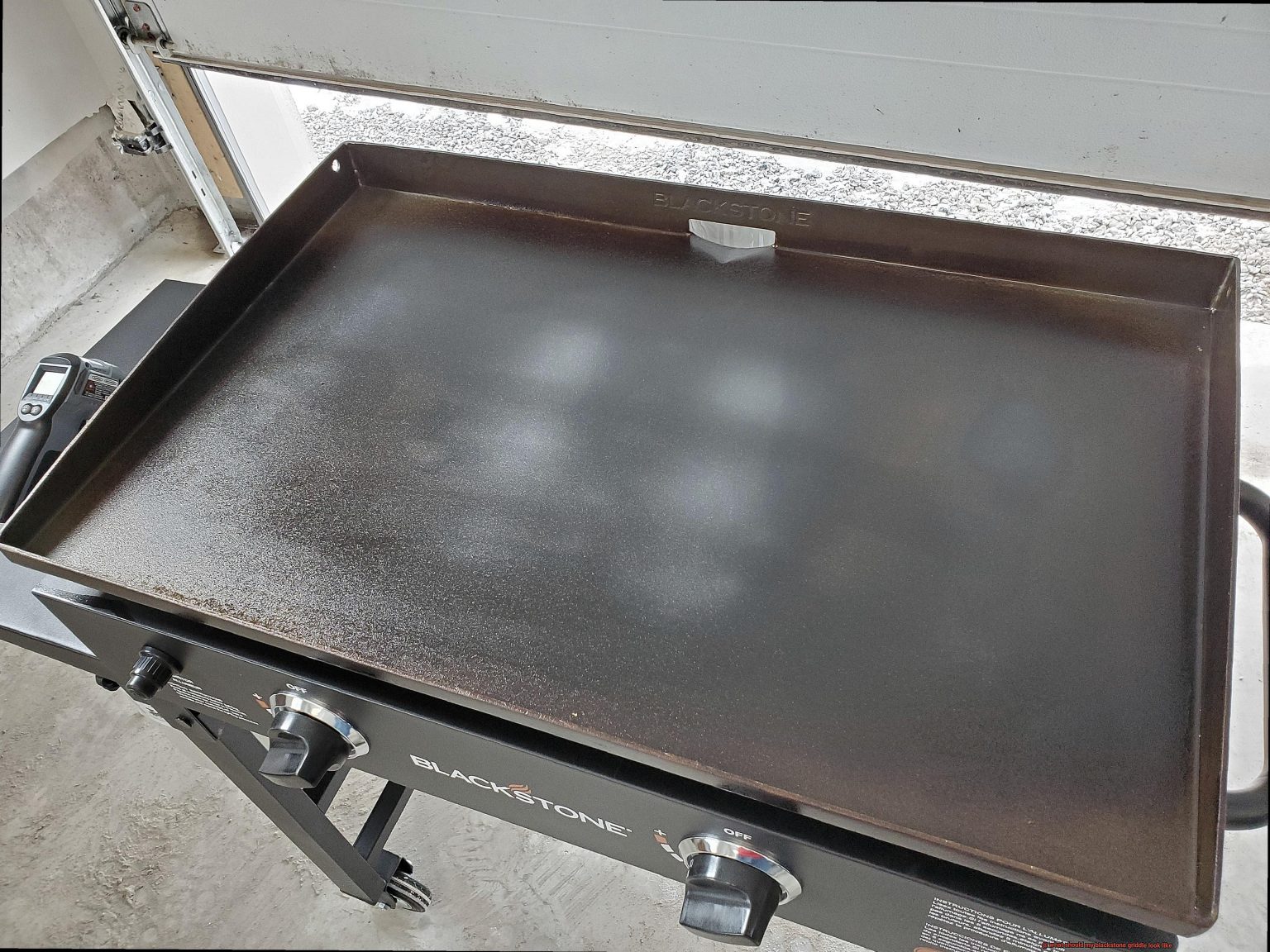 what should my blackstone griddle look like? Pastime Bar And Grill