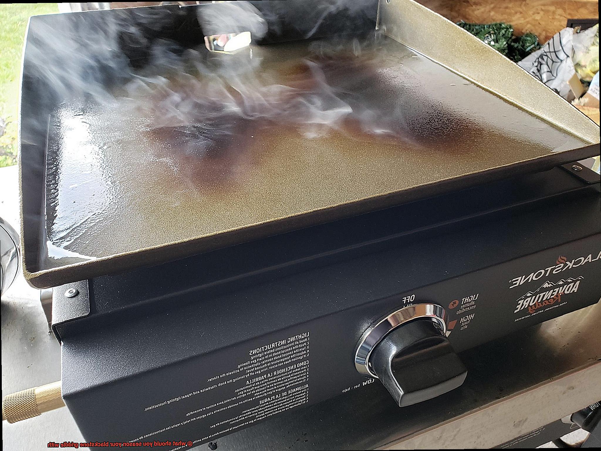 what should you season your blackstone griddle with? Pastime Bar And