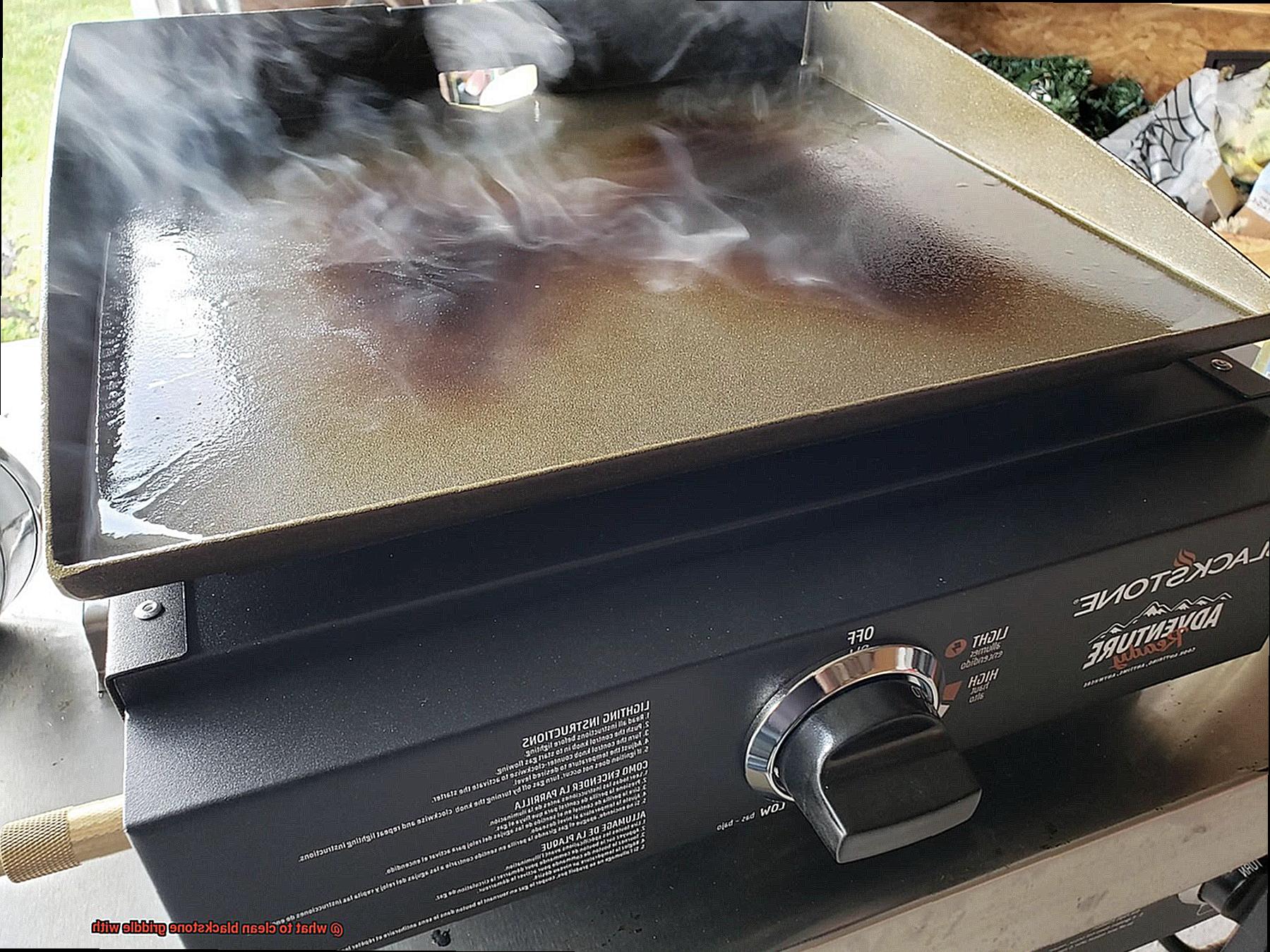what to clean blackstone griddle with-3