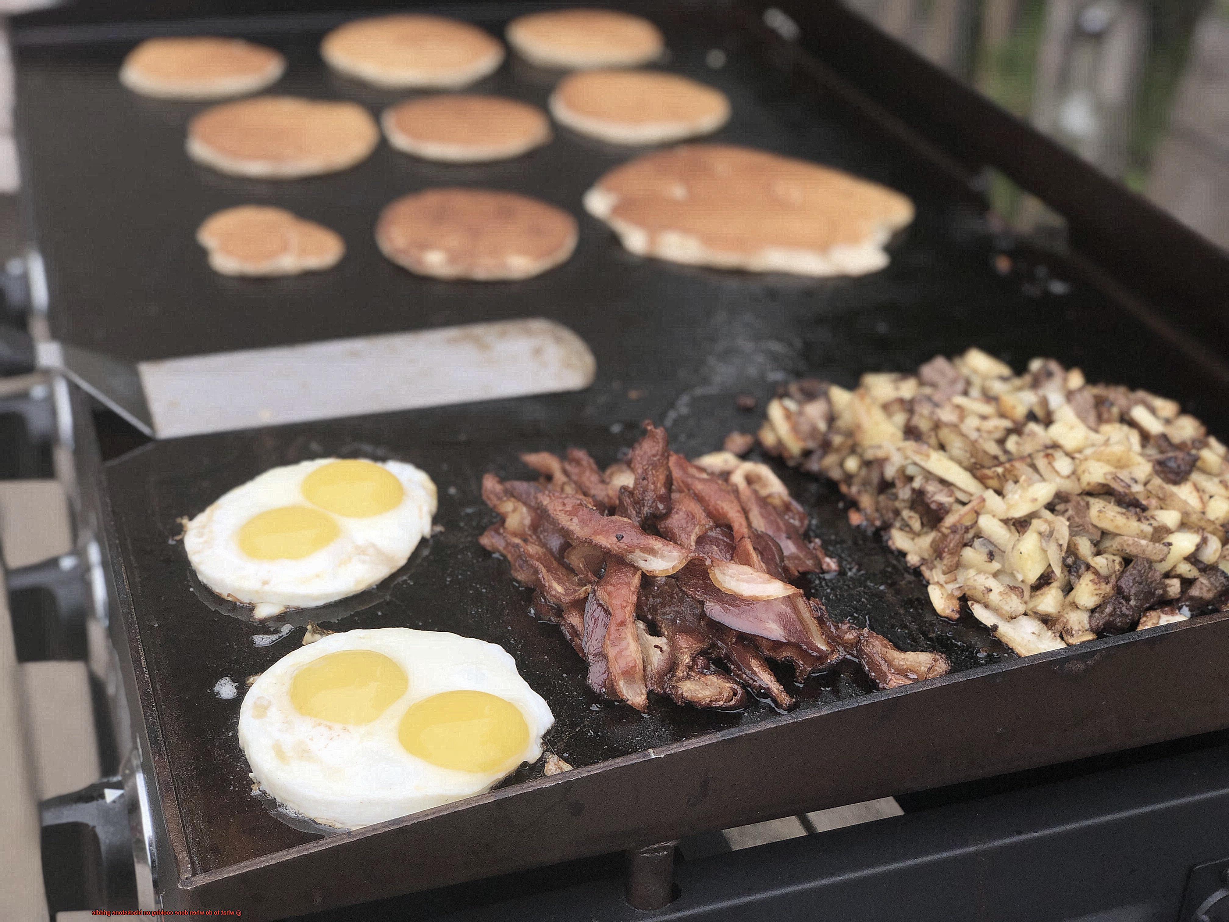 what to do when done cooking on blackstone griddle-7