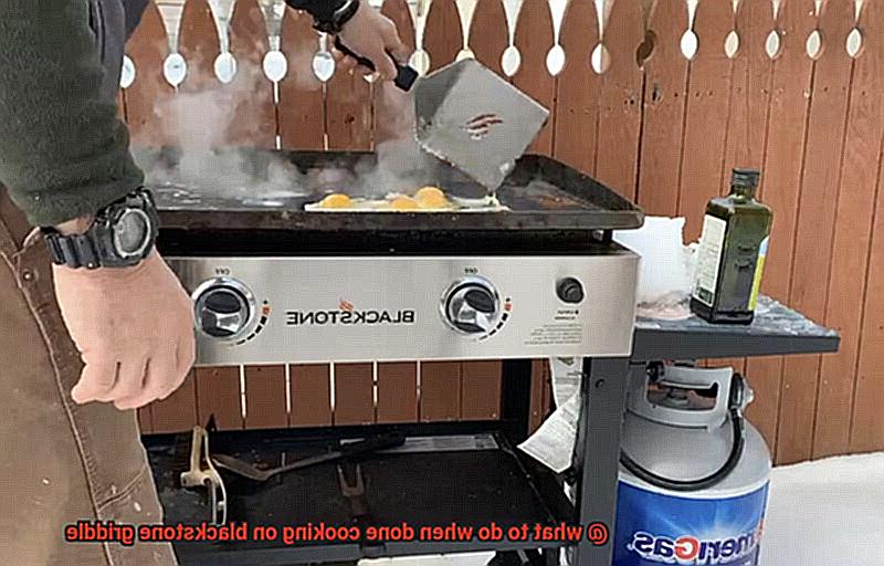 what to do when done cooking on blackstone griddle-5