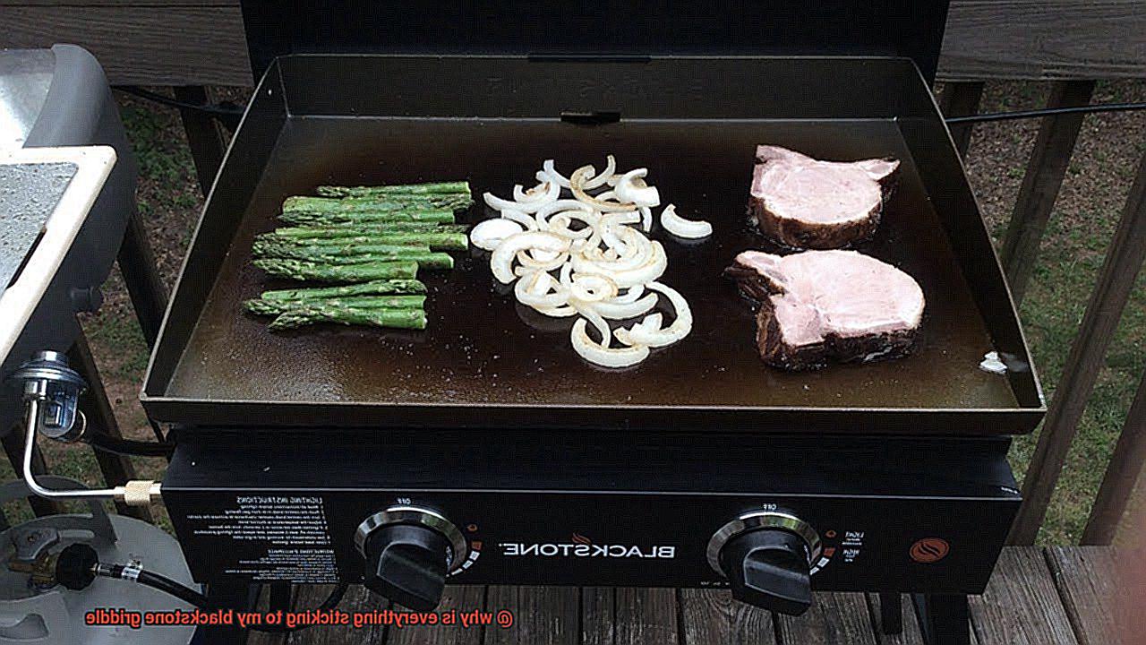 why is everything sticking to my blackstone griddle-7