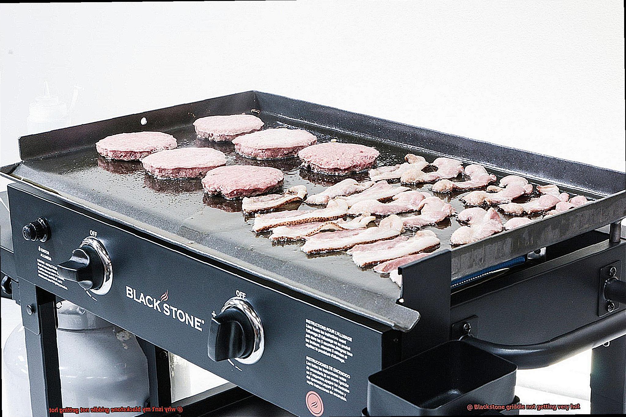 why isn't my blackstone griddle not getting hot-2