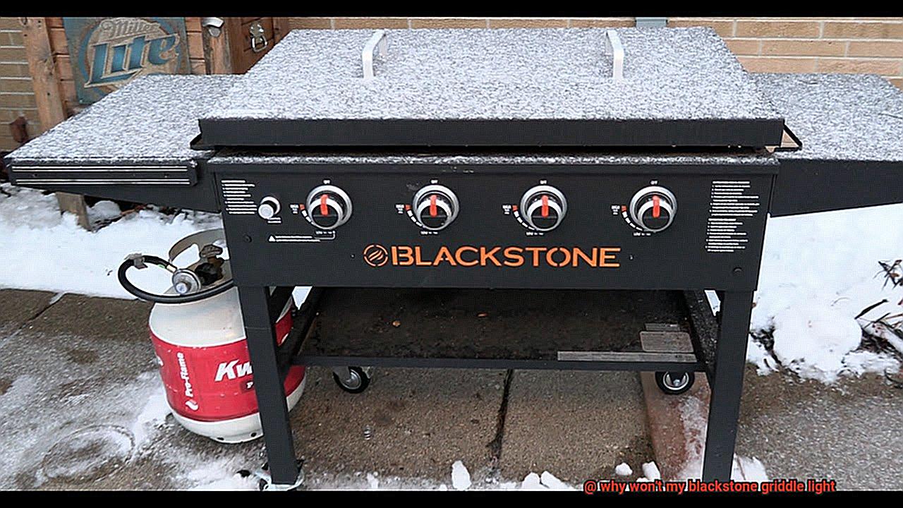 why won't my blackstone griddle light-6