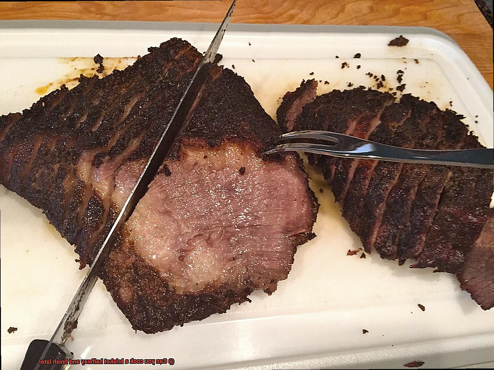 Can you cook a brisket halfway and finish later-2