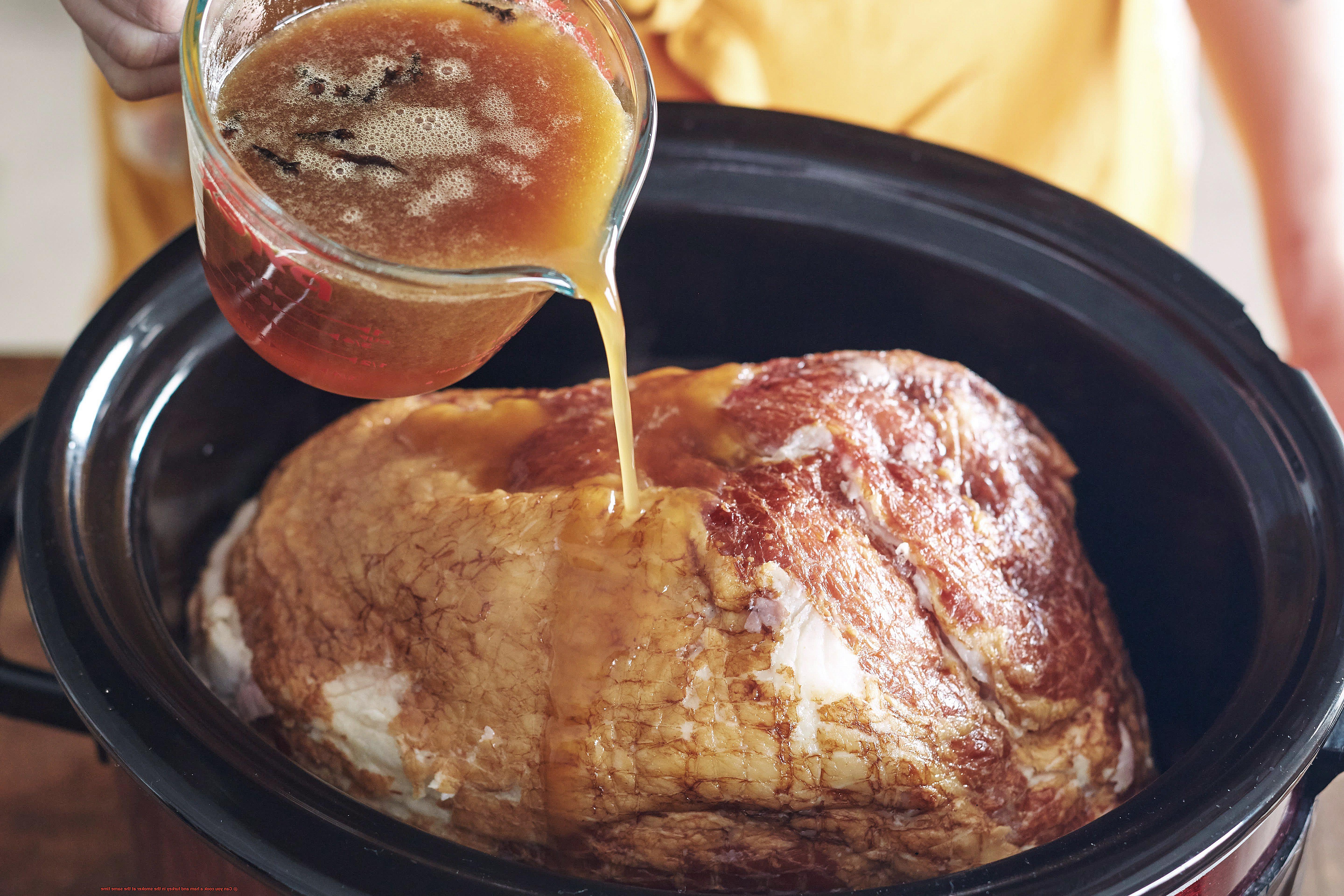 Can you cook a ham and turkey in the smoker at the same time-2