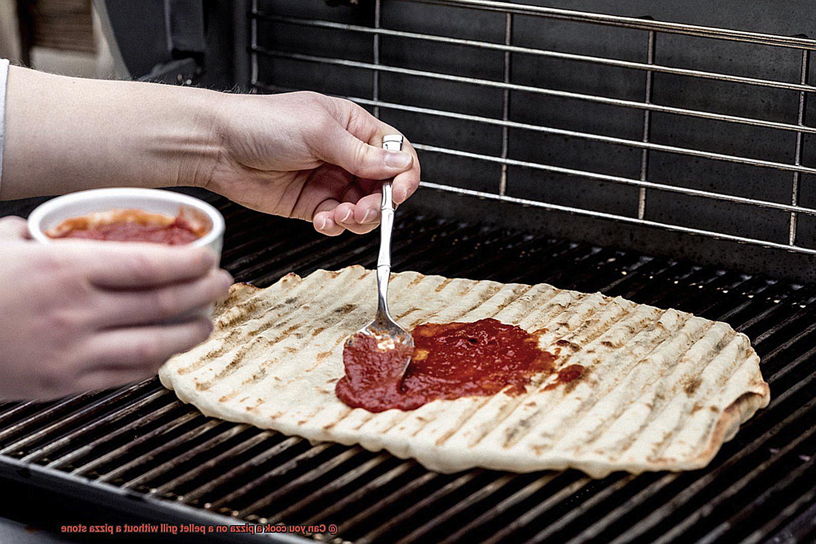 Can you cook a pizza on a pellet grill without a pizza stone-11