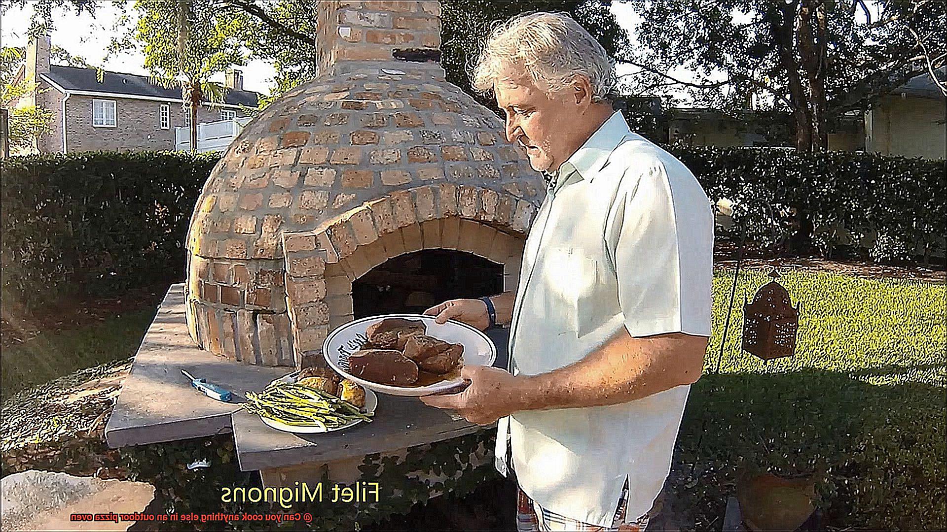 Can you cook anything else in an outdoor pizza oven-7