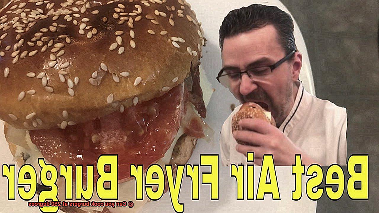 Can you cook burgers at 250 degrees-2
