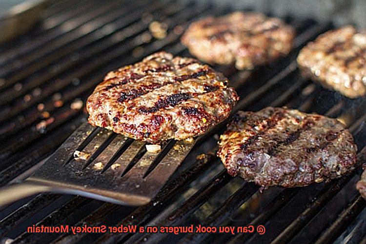 Can you cook burgers on a Weber Smokey Mountain-4