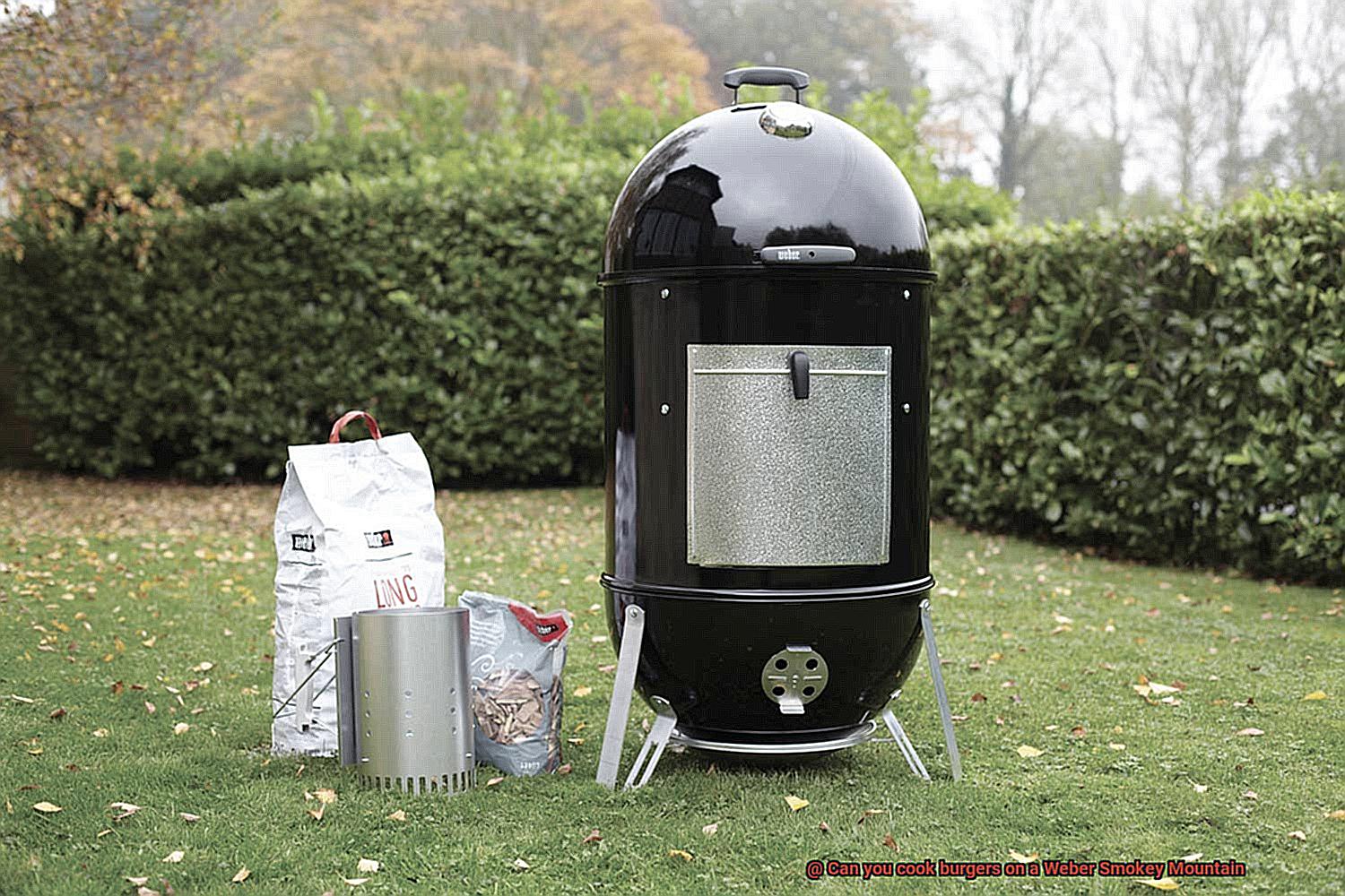 Can you cook burgers on a Weber Smokey Mountain-2
