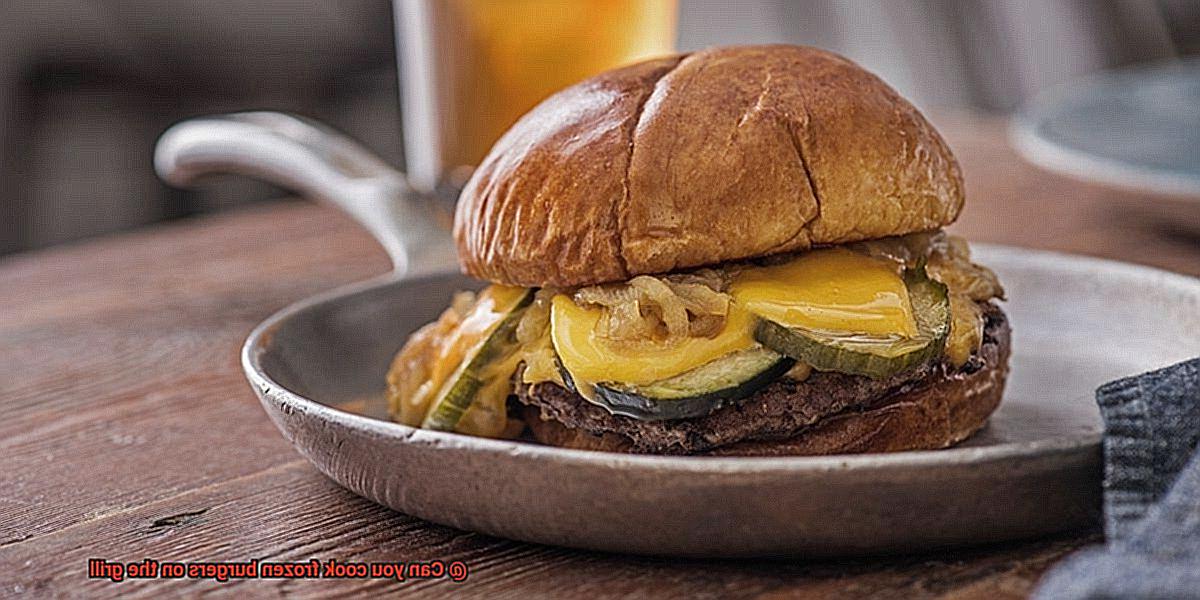 Can you cook frozen burgers on the grill-4