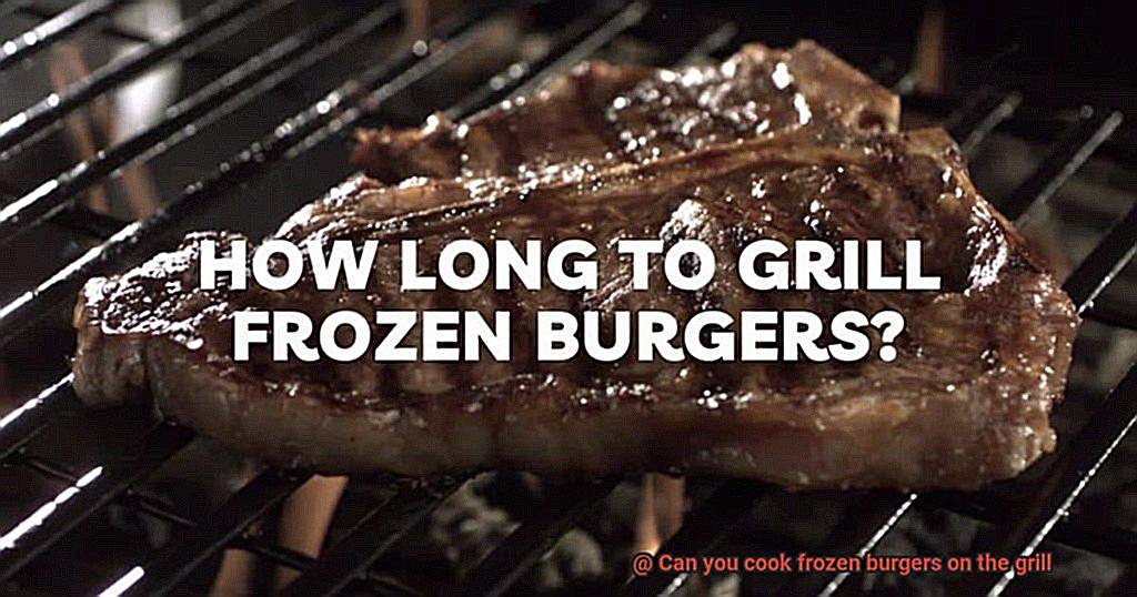 Can you cook frozen burgers on the grill-8