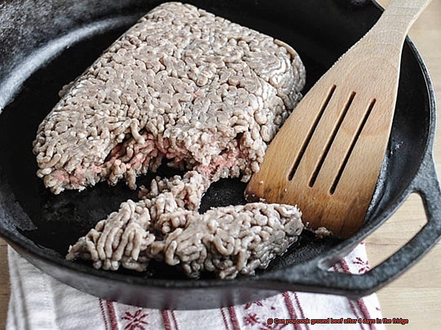 Can you cook ground beef after 4 days in the fridge-5