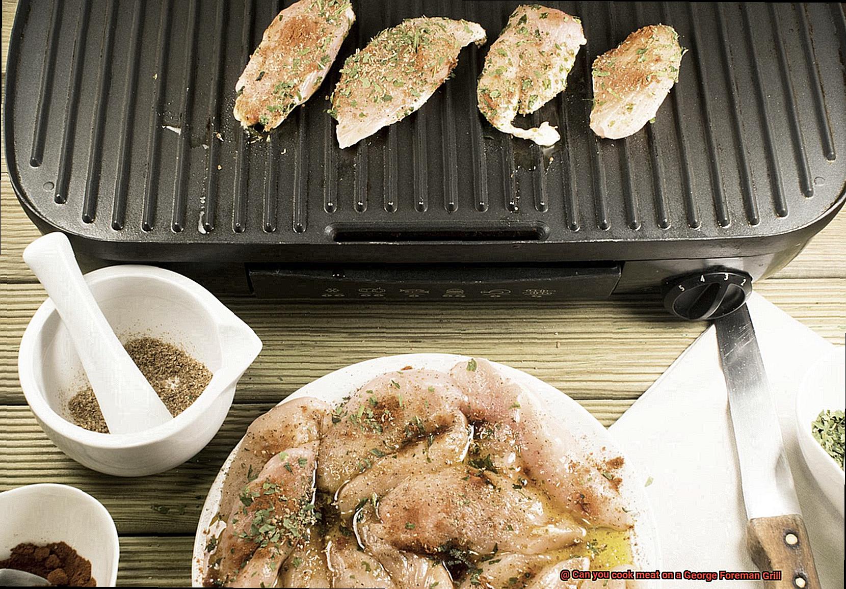 Can you cook meat on a George Foreman Grill-5
