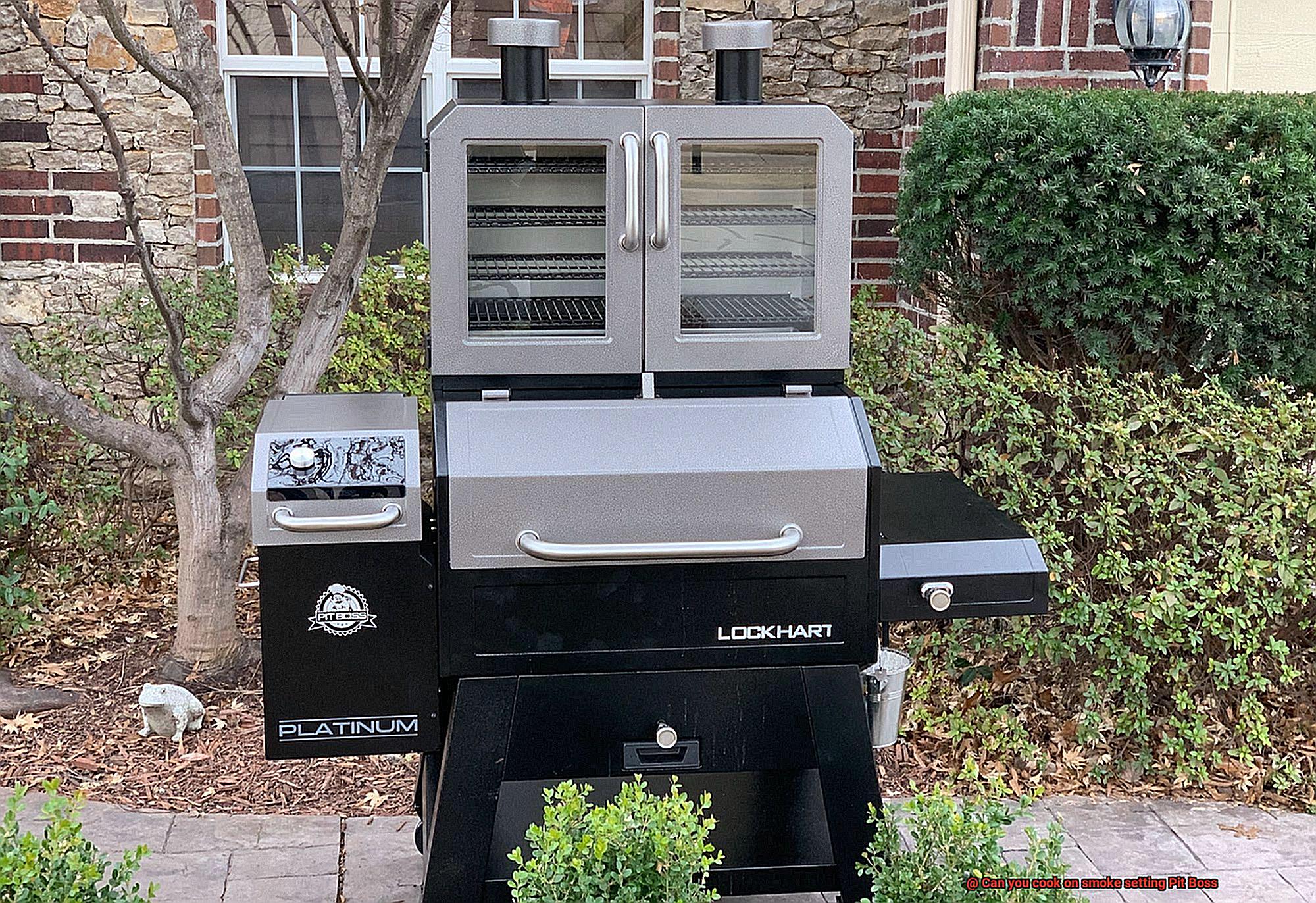 Can you cook on smoke setting Pit Boss-2