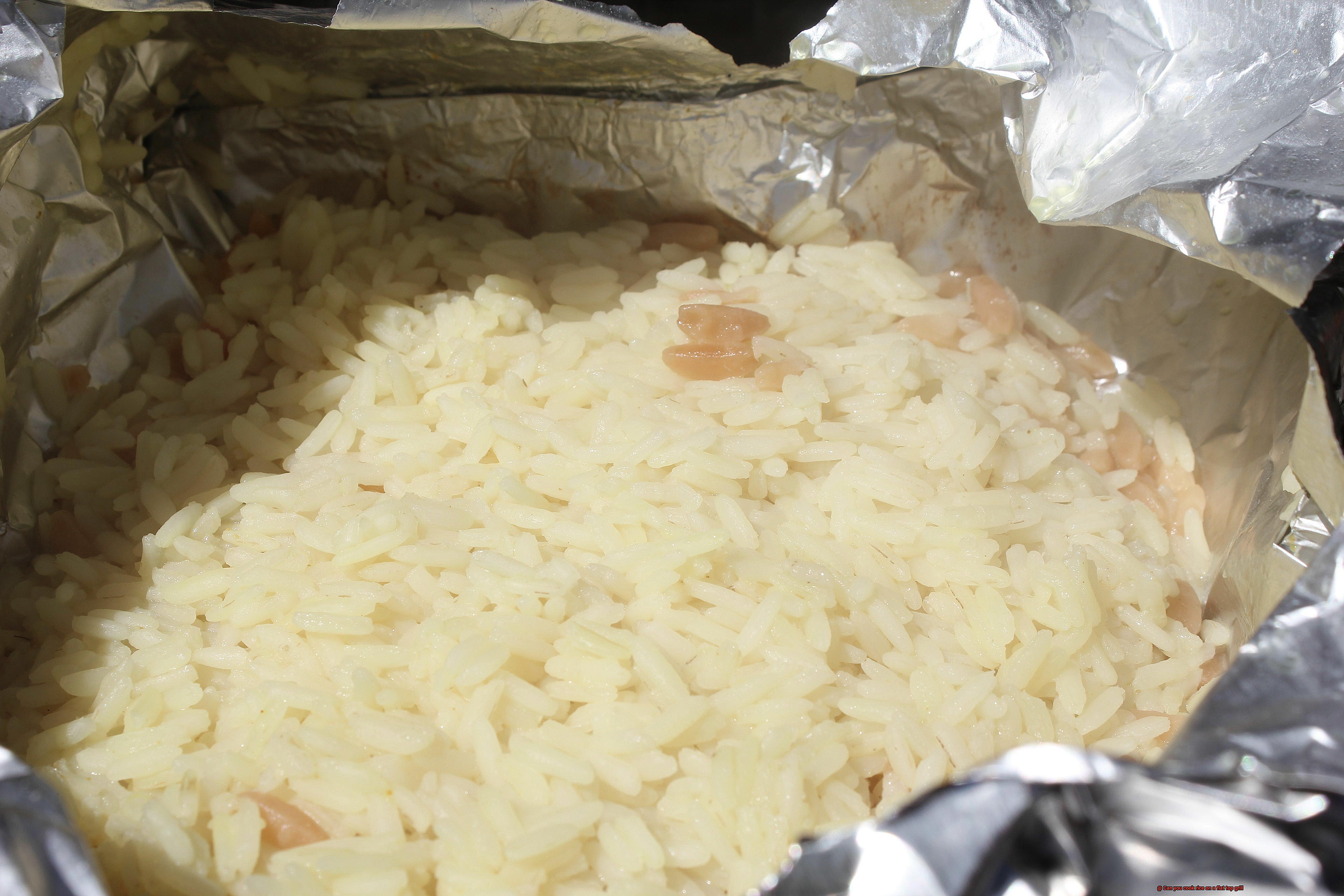 Can you cook rice on a flat top grill-10