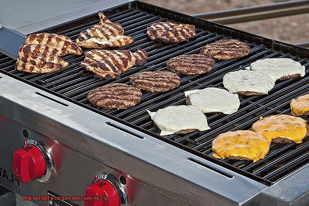 Can you cook rice on a flat top grill-8