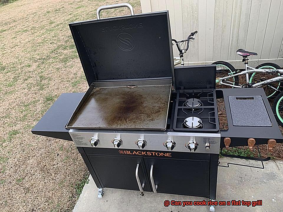Can you cook rice on a flat top grill-9