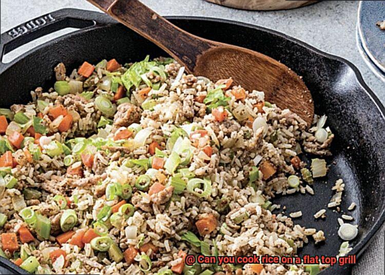 Can you cook rice on a flat top grill-7