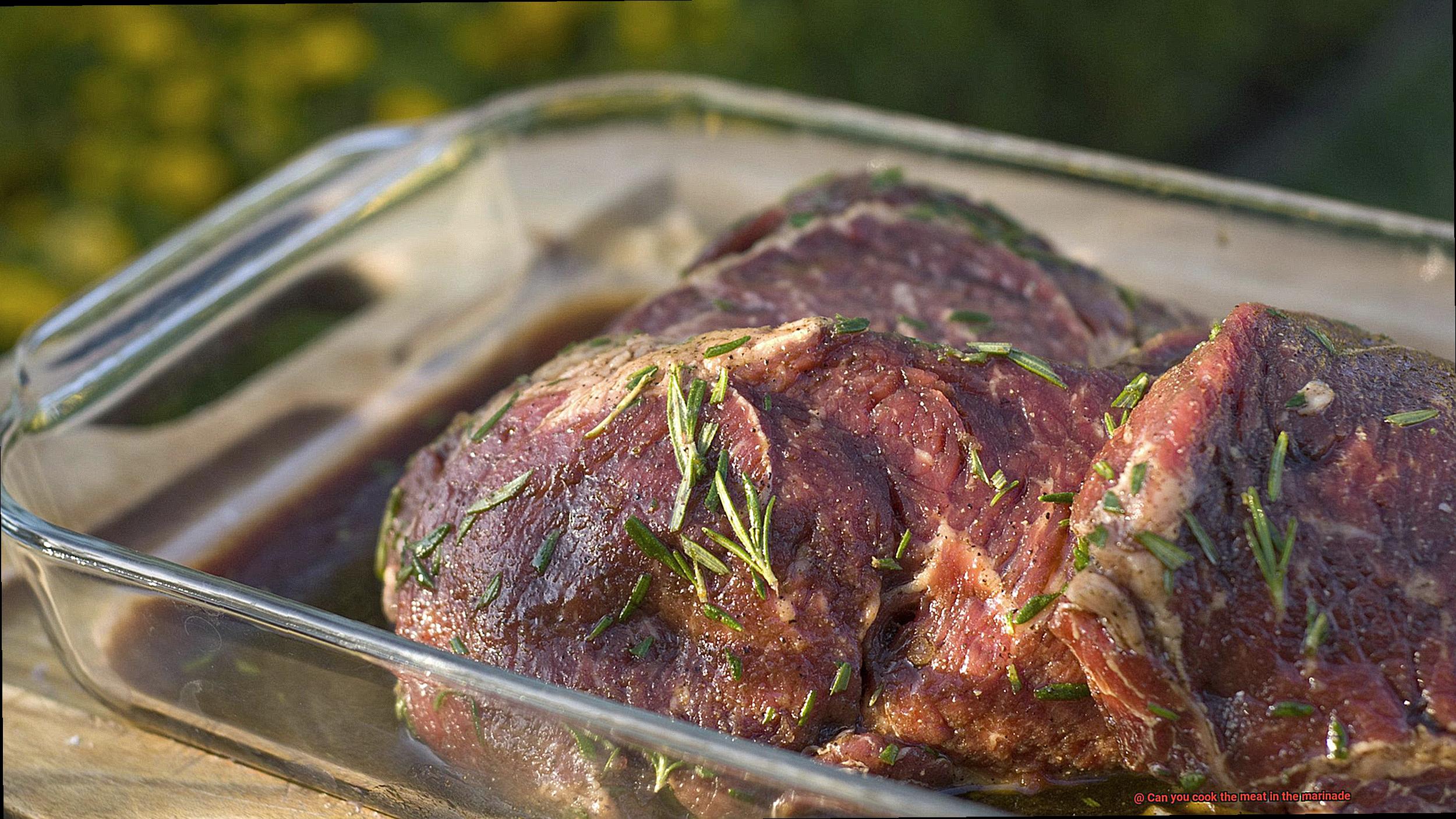 Can you cook the meat in the marinade-9