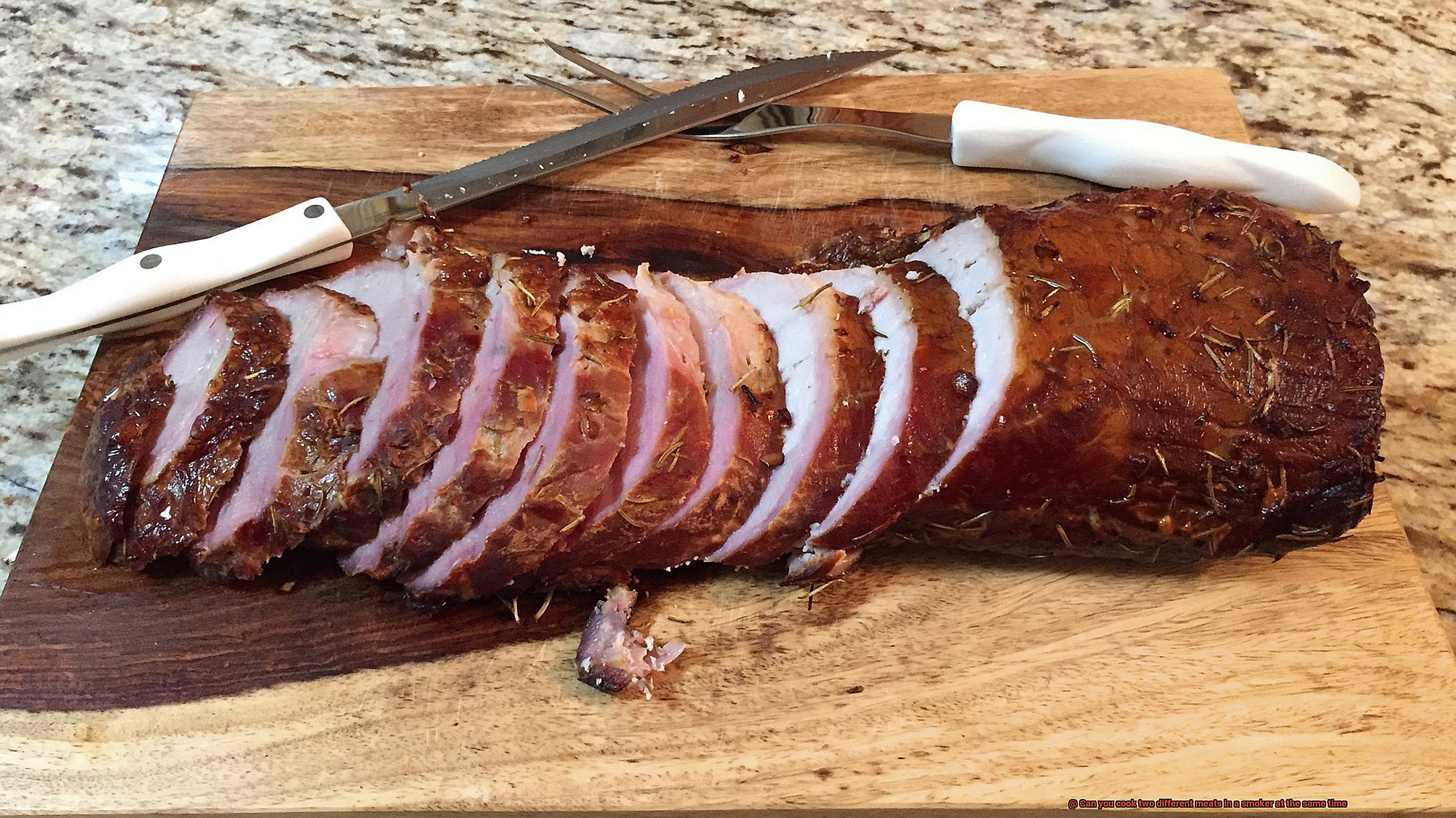 Can you cook two different meats in a smoker at the same time-3