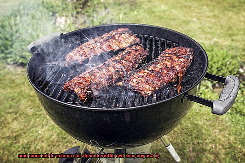 Can you cook two different meats in a smoker at the same time-2