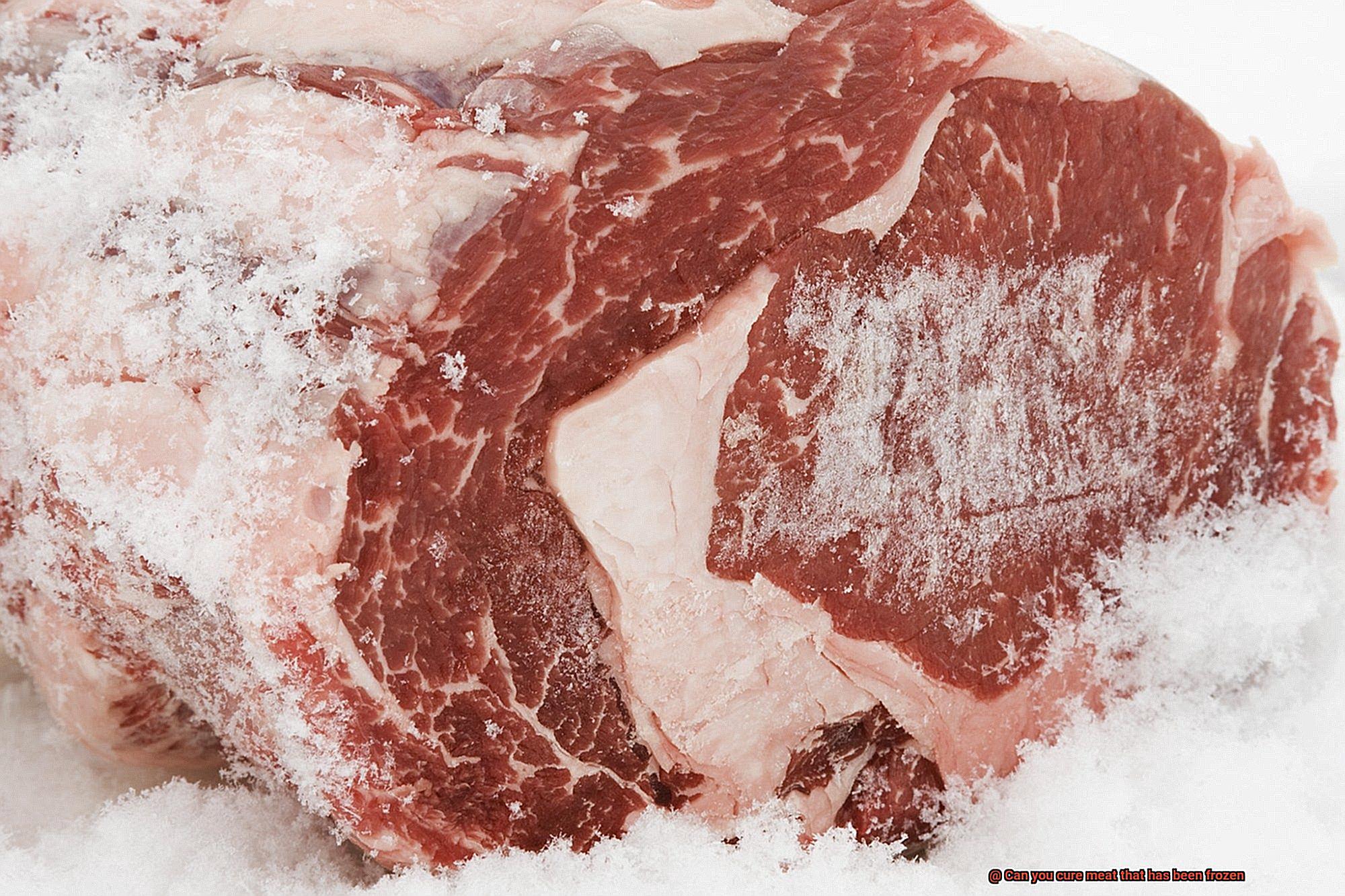 Can you cure meat that has been frozen-3
