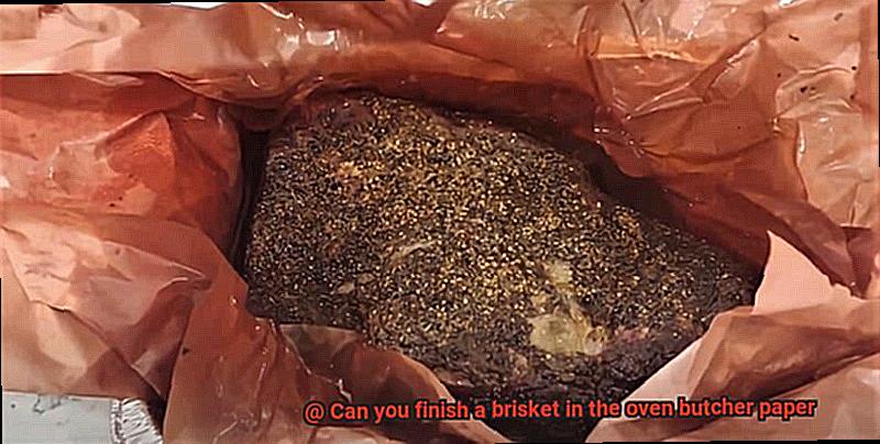 Can you finish a brisket in the oven butcher paper-2