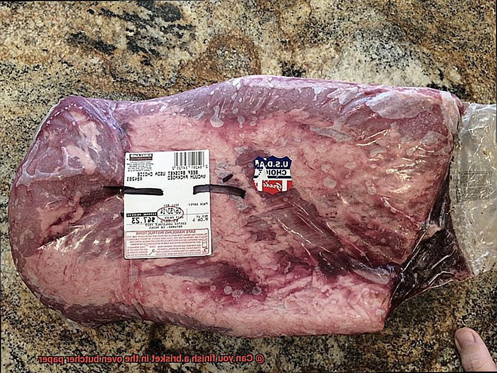 Can you finish a brisket in the oven butcher paper-9
