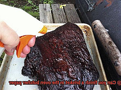 Can you finish a brisket in the oven butcher paper-5